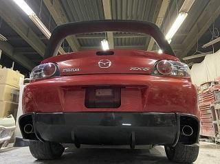 未塗装 RX-8 リア ウィング RS 純正 交換 タイプ トランク