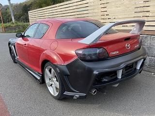 塗装済み　RX-8　リア　ウィング　RS　純正　交換　タイプ　トランク　スポイラー