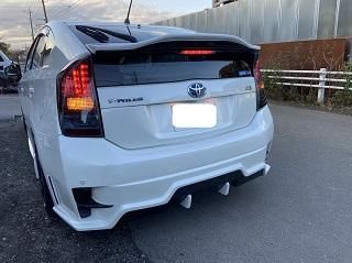 未塗装 新作 ZVW30 プリウス リア ウィング ダックテール 前期 後期