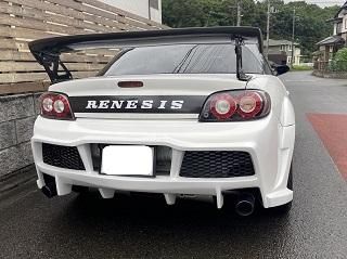 塗装済み クラリス RX-8 リア バンパー α（付属品）無し仕様 SE3P 前期