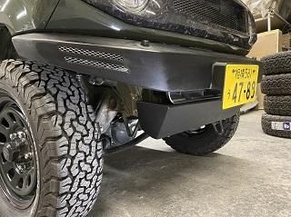 未塗装 ジムニー JB64 スキッドプレート Jimny ショート バンパー用 未塗装 ジムニー JB64 スキッドプレート Jimny ショート バンパー用