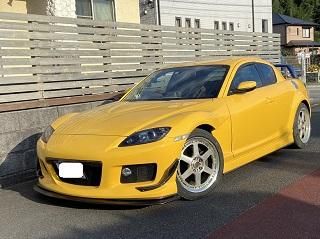 マツダRX-8 SE3P 前期 希少エアロ フロント バンパー　NR-31定常円旋回