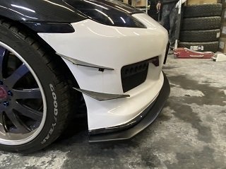 未塗装　SE3P　RX-8　マツダスピード　バンパー　専用　フロント　リップ　スポイラー