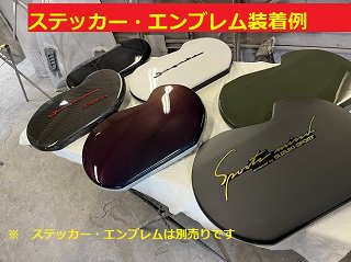 塗装済み ジムニー JB64 シエラ JB74 リアゲート カバー 背面タイヤ レスカバー