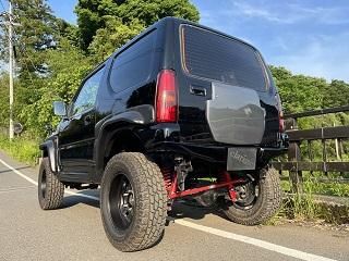 未塗装 JB23 ジムニー シャキッと 切り上げ リア バンパー 日本製 未塗装 JB23 ジムニー シャキッと 切り上げ リア バンパー 日本製
