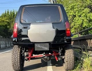 ジムニーjb23 カースタイル　リアゲートカバー　スペアタイヤカバー ジムニーjb23 カースタイル リアゲートカバー スペアタイヤ