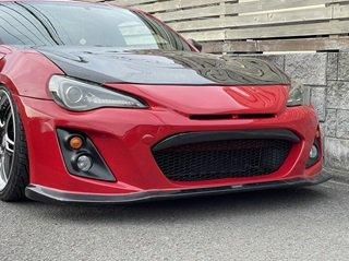 未塗装 86 BRZ 前期 フロントバンパー用 ナンバー台座 ZC6 ZN6