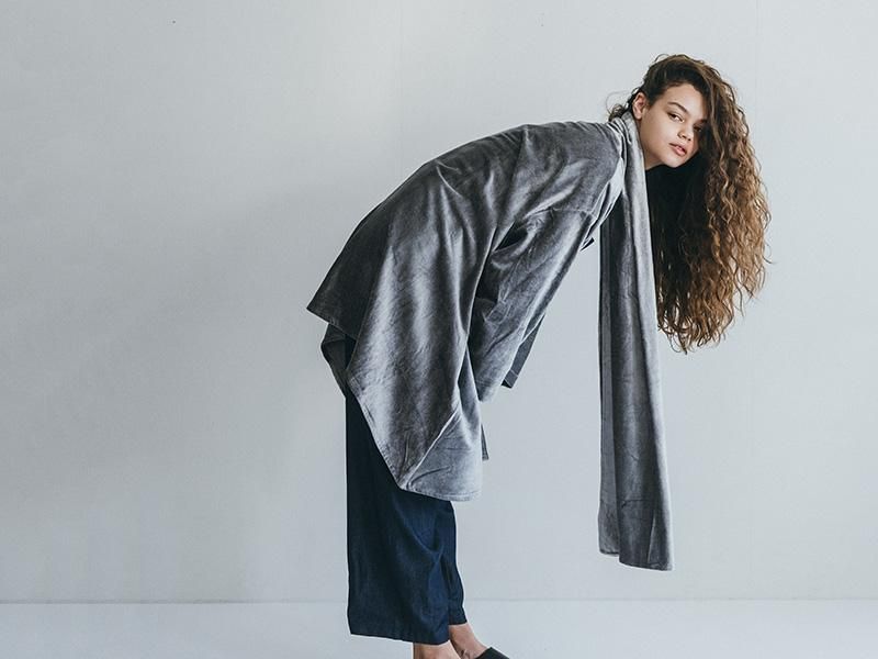 miiThaaii コットンシルク マーヒパンツ シルバー　フリーサイズ miiThaaii ミーターイー / コットンシルクマーヒワンピース