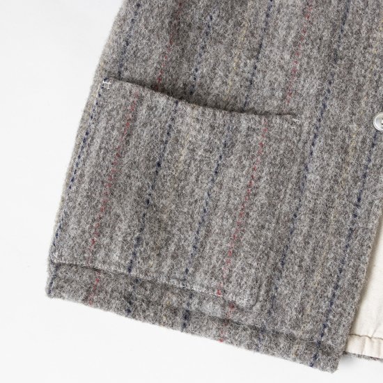 TENDER Co.916 COMMON COAT（HERDWICK WOOL PACKING TWEED） - The