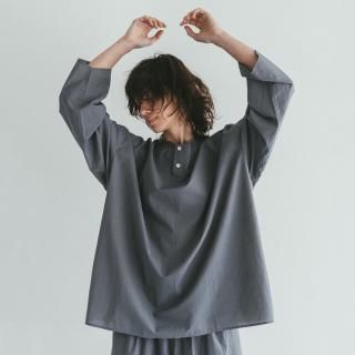 miiThaaii【25SS】ミーターイー コットン ブネート シャツ インド綿 miiThaaii【25SS】ミーターイー コットン ブネート シャツ