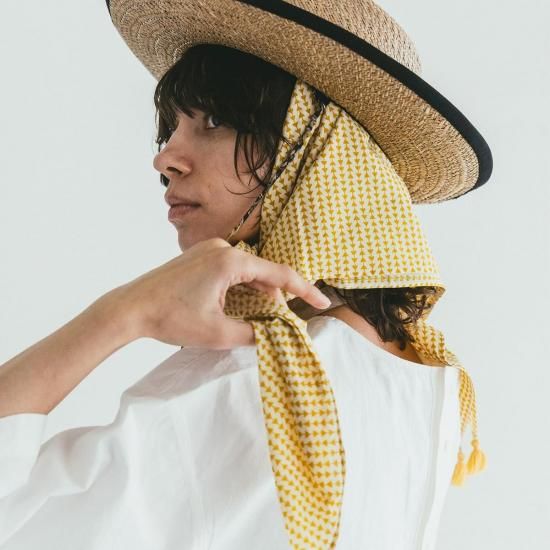 miiThaaiiマーヤ スカーフ（ARROW YELLOW） - The Tastemakers