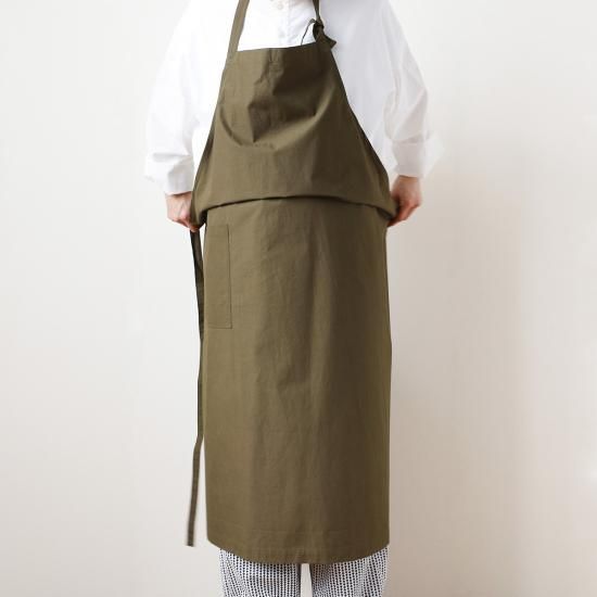miiThaaii × The Tastemakers & Co.コットン アリシャ エプロン（KHAKI