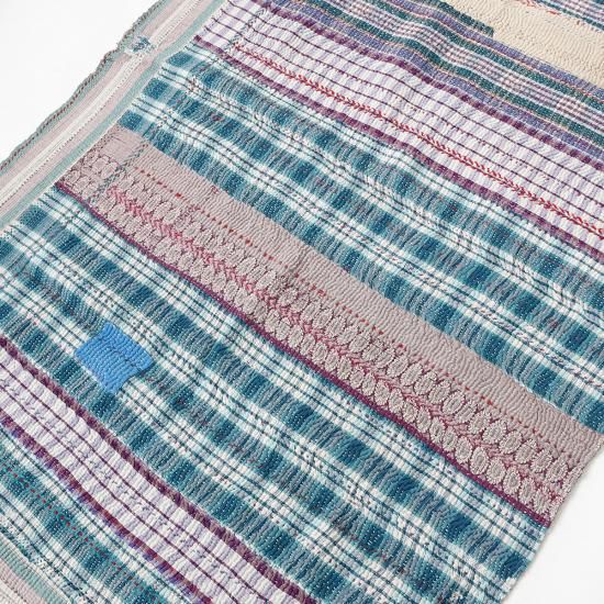 【SALE】明るい刺繍と陽だまりカラーのヴィンテージカンタキルト SALE】明るい刺繍と陽だまりカラーのヴィンテージカンタキルト