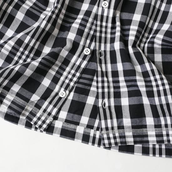 TENDER Co. WEAVER'S STOCK 422 SQUARE SHIRT (BLACK PICNIC