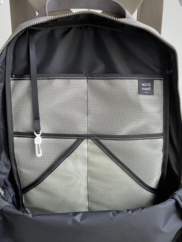 SALE/// FUKUI SIWAナイロンリュックL グレージュ - NIZYU KANO