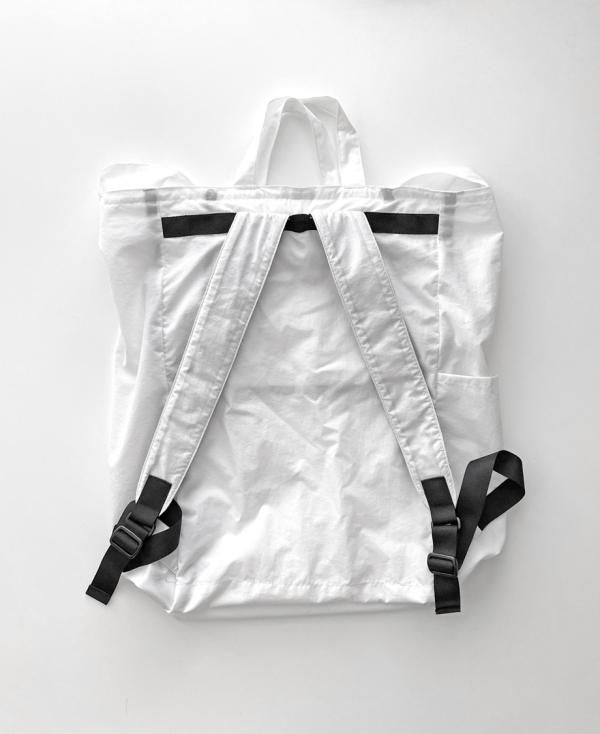 ポケッタブル3wayリュック ホワイト - NIZYU KANO 公式通販サイト