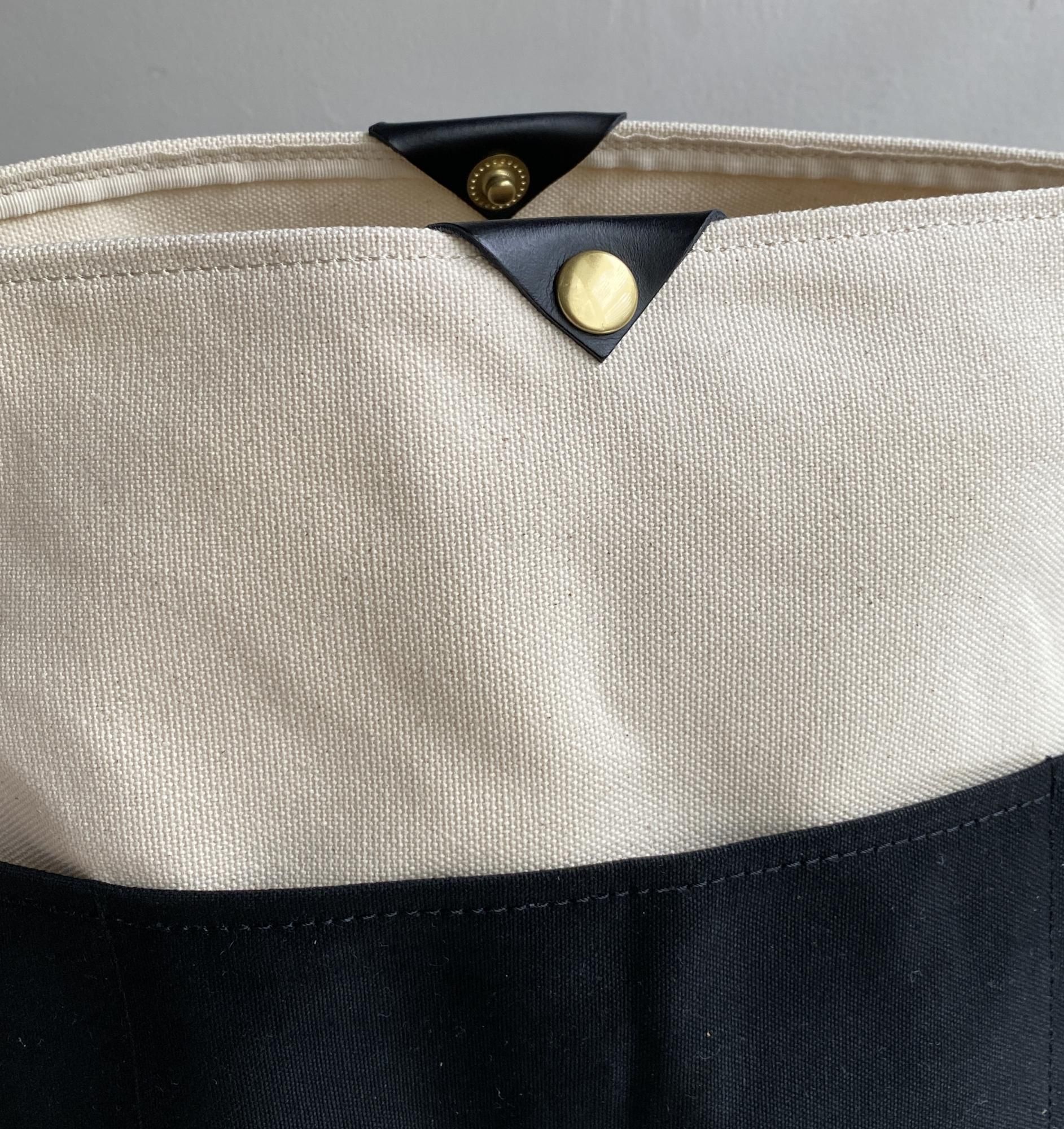 SALE/// TWO-TONE ワンショルダーS 生成xブラック - NIZYU KANO SALE/// TWO-TONE ワンショルダーS 生成xブラック - NIZYU KANO