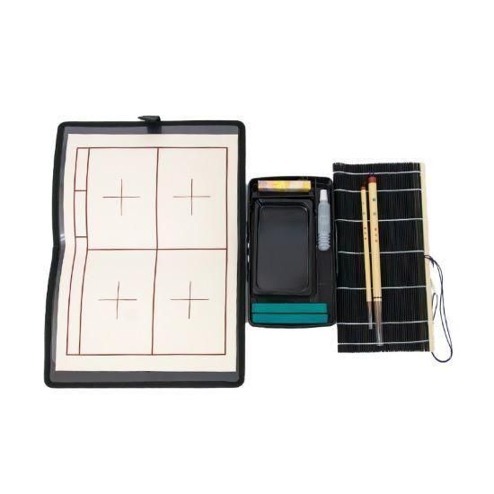 鵞毛堂 書道セット BK型 | 黒 - 学校用品の通販 文会堂