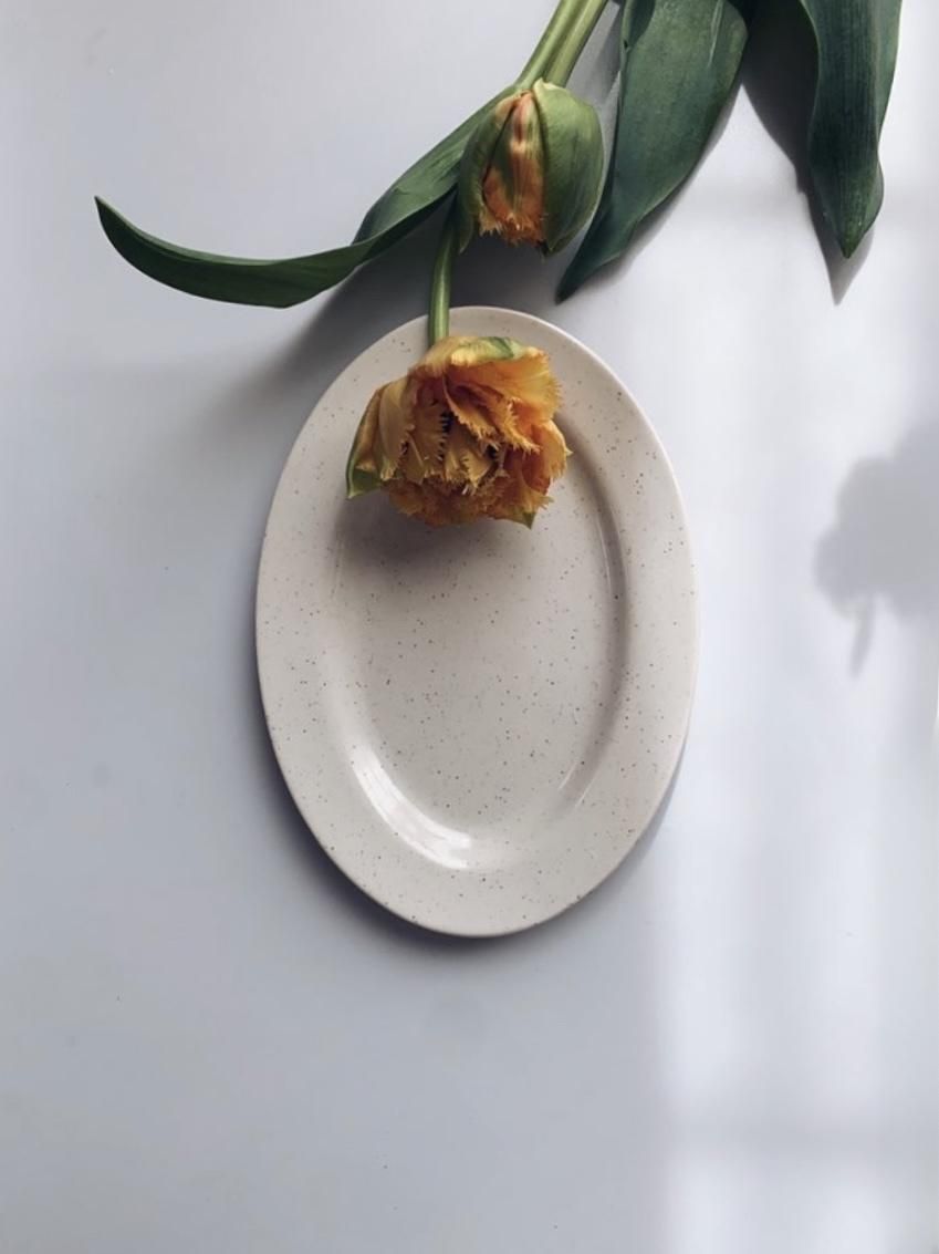 486.CINQ oval メラミンプレート(7color) - MERCI CAMPA