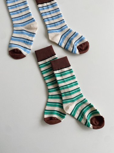 1572.border socks(2color set)