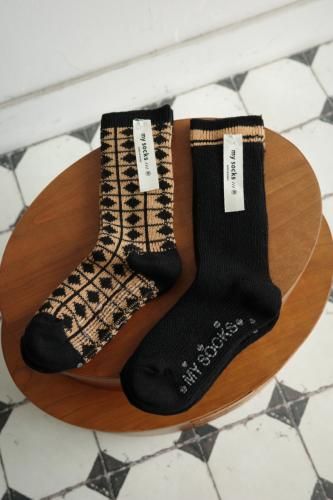 <img class='new_mark_img1' src='https://img.shop-pro.jp/img/new/icons20.gif' style='border:none;display:inline;margin:0px;padding:0px;width:auto;' />[50%OFF]1853.warm socks(2collar set)