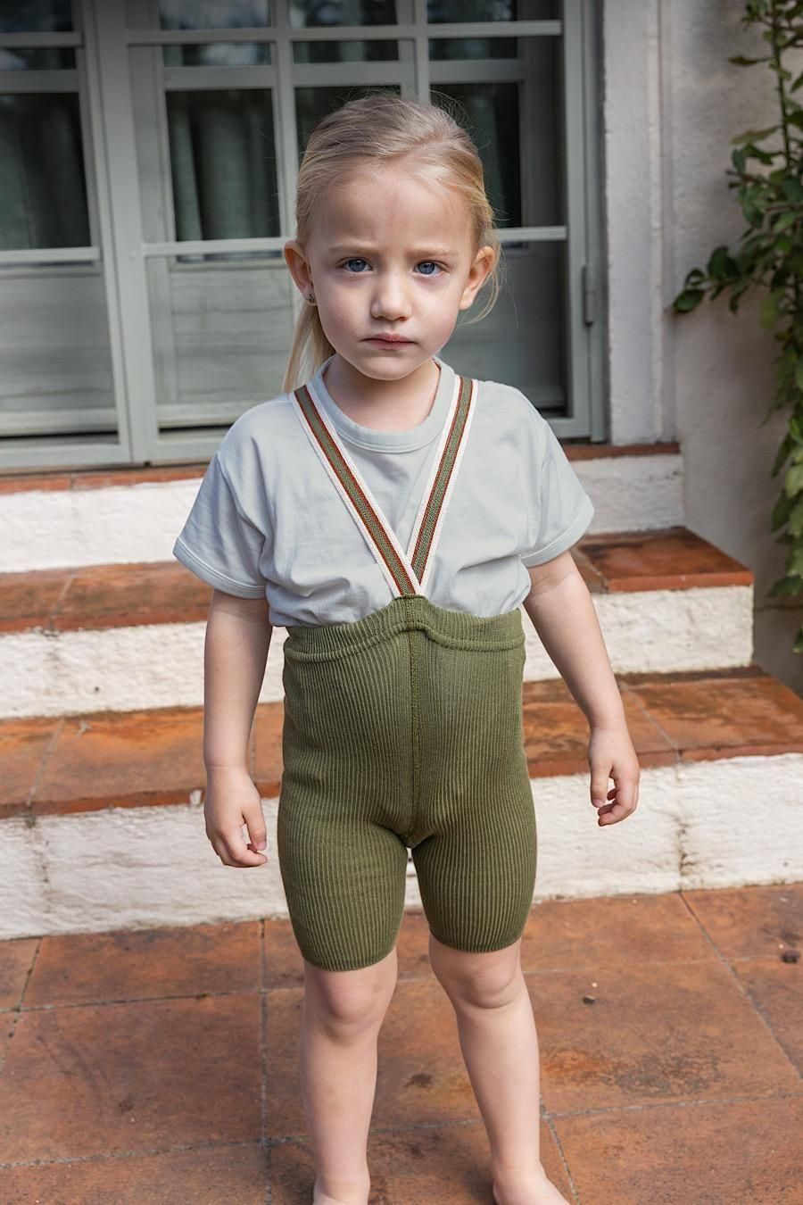2083.[SILLY Silas] Shorty Tights Collection (Olive Striped