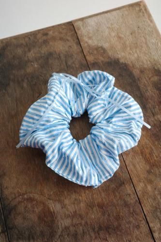 2124.ribbon stripe ChouChou(blue)