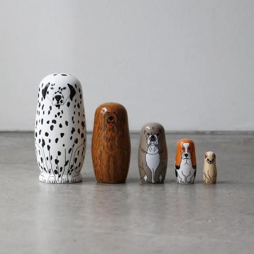 2226. [MIDORI KOMATSU] Matryoshka(Partners Dog)