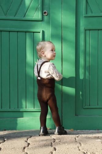2283.[SILLY Silas] Classic tights (Chocolate Brown)