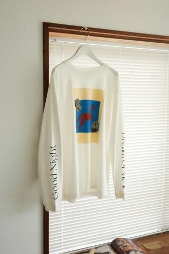 [ original ] Horse in a dream tops Ȥ(white / beige)