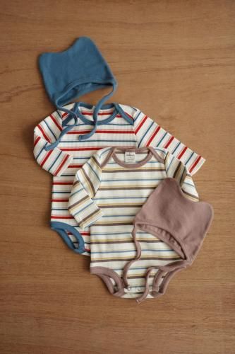 <img class='new_mark_img1' src='https://img.shop-pro.jp/img/new/icons58.gif' style='border:none;display:inline;margin:0px;padding:0px;width:auto;' />2295.bonnet set border rompers (bluered / brownmustard) 
