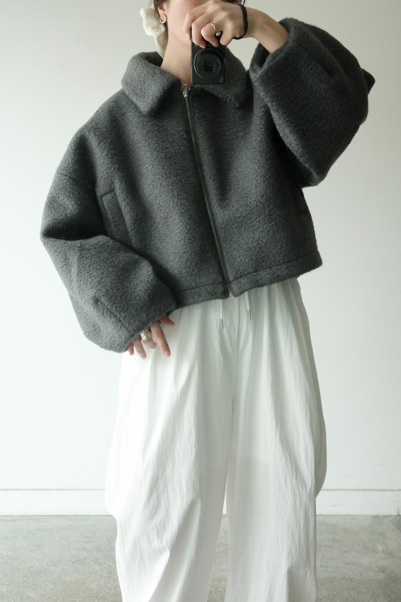 2321.シープボア ボリュームスリーブジャケット(5color) - MERCI CAMPA