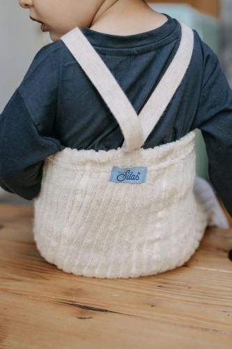 <img class='new_mark_img1' src='https://img.shop-pro.jp/img/new/icons14.gif' style='border:none;display:inline;margin:0px;padding:0px;width:auto;' />2343.[SILLY Silas] Granny Teddy Warmy Footless Collection (Cream Blend)