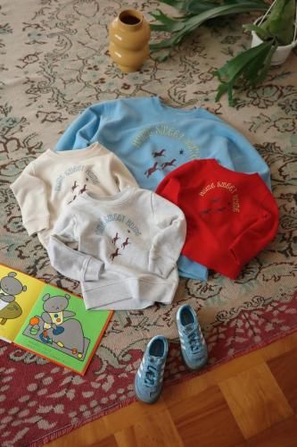 <img class='new_mark_img1' src='https://img.shop-pro.jp/img/new/icons14.gif' style='border:none;display:inline;margin:0px;padding:0px;width:auto;' />[ original ] HOME SWEET HOME sweat ɤ(ivory / melange / red)