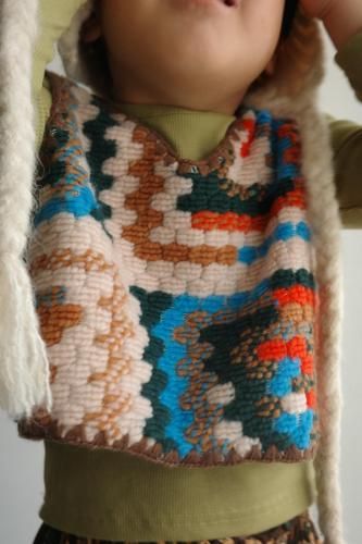 2400.crochet knit vest