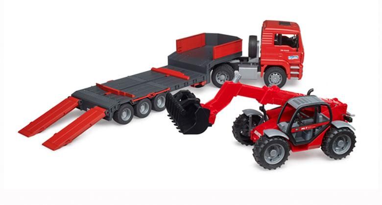 MAN トラック＆ Manitou テレスコープローダー MLT633