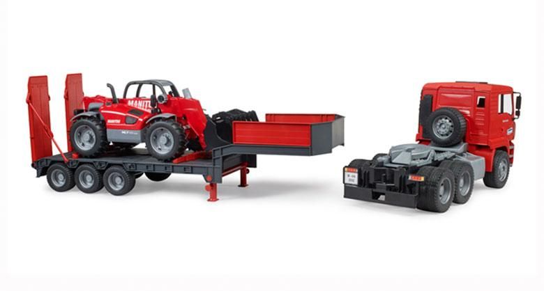 MAN トラック＆ Manitou テレスコープローダー MLT633