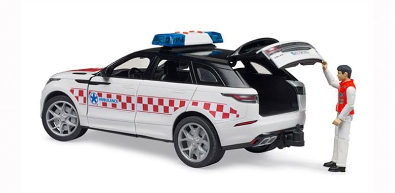 Range Rover 緊急車両（フィギュア付き）（bruder） - ジョブ