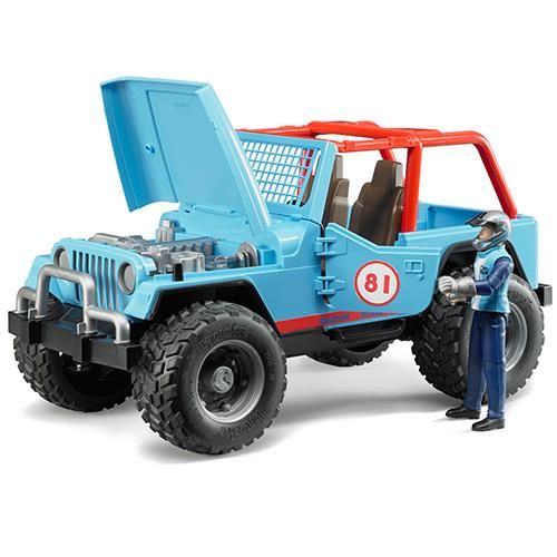 Jeep クロスカントリーレーサー(フィギュア付き）BLUE