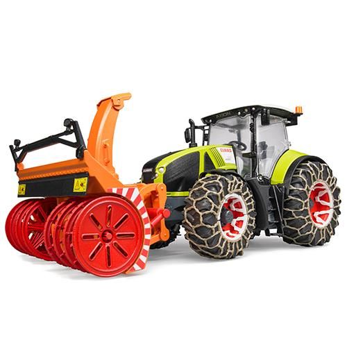 Claas Axion 950トラクター&スノーチェーン・ブロワー