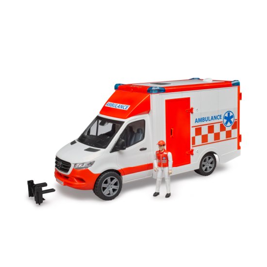 新品未開封　箱　最新版ブルーダー　MB救急車　メルセデスベンツ