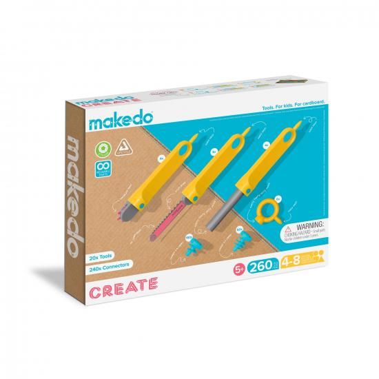 ダンボールで遊ぼう！そうさくセット（中上級） | メイクドゥ（makedo