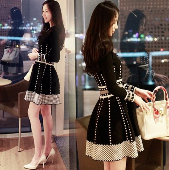 ワンピース 都会的なデザインのフェミニンガーリーミニ韓国ワンピース|韓国 ワンピース ドレス 通販レディースMarron(マロン)