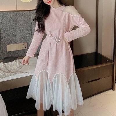 韓国通販 ワンピース ピンク ドレス お探しならレディースmarron マロン の韓国ファッション通販がおすすめです