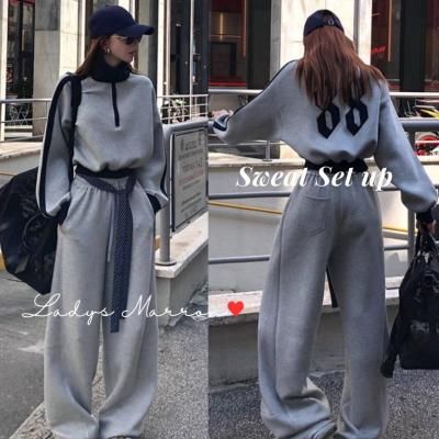 韓国セットアップ❤プルオーバーとパンツの可愛いツーピース 966739