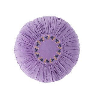 Leinikki  round cushion - lavender corduroy