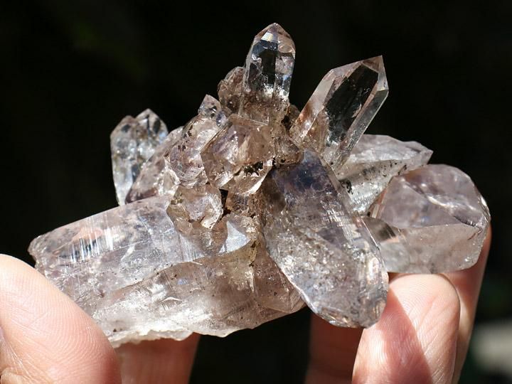 ガネーシュヒマール産ヒマラヤ水晶クラスター - ヒマラヤ水晶