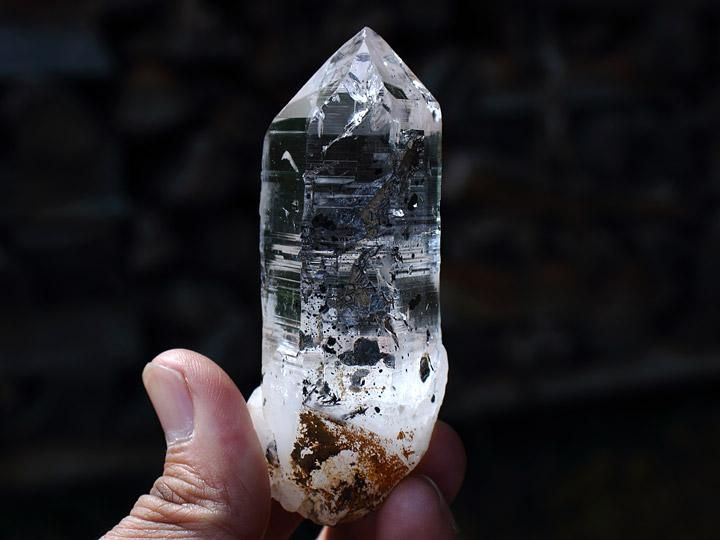 超特大　ヒマラヤ産　水晶　ポイント 超希少産地 ヒマラヤ水晶 ポイント原石 重さ40g-50g 1個売り