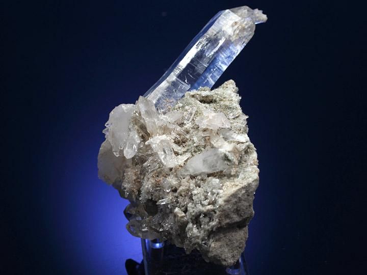 マニカラン/パールヴァティー産ヒマラヤ水晶クラスター - ヒマラヤ水晶