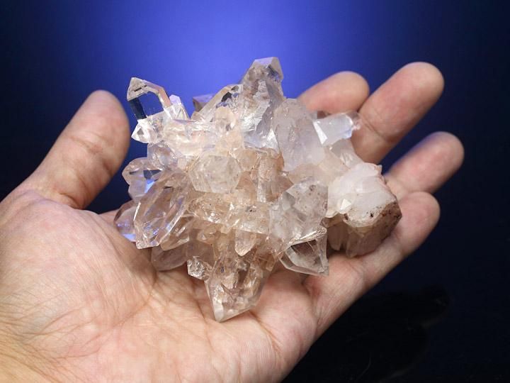 マニカラン/パールヴァティー産ヒマラヤ水晶クラスター